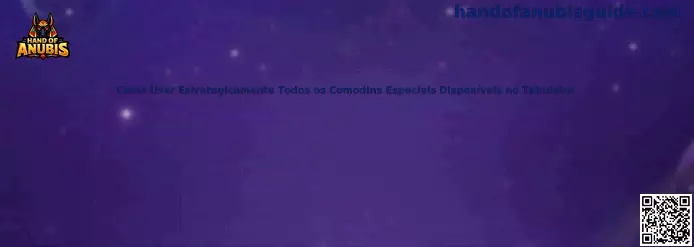 Comodines especiales en el tablero de Hand of Anubis