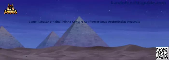 Guía visual para acceder al panel de usuario y configurar preferencias personales
