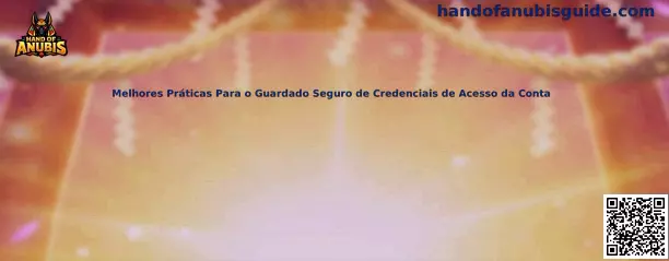 Guardado Seguro de Credenciais de Acesso